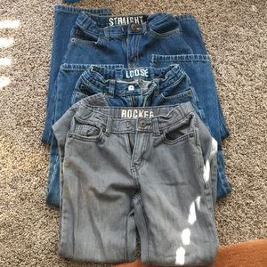 Pre-owend. Lot(3) crazy 8 jeans 👦🏼